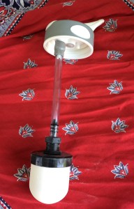 self-filtering water bottle